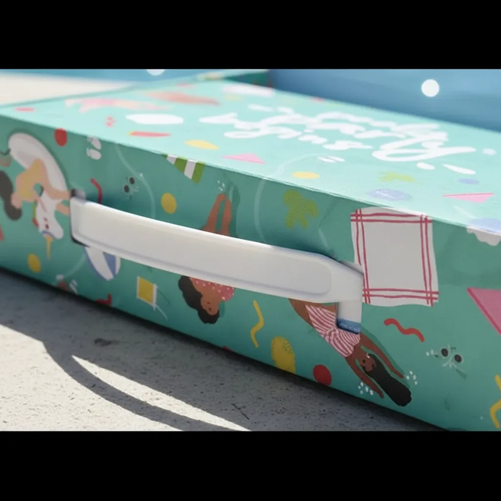Custom Pool Party Printed Corrugated Mailer Box 2