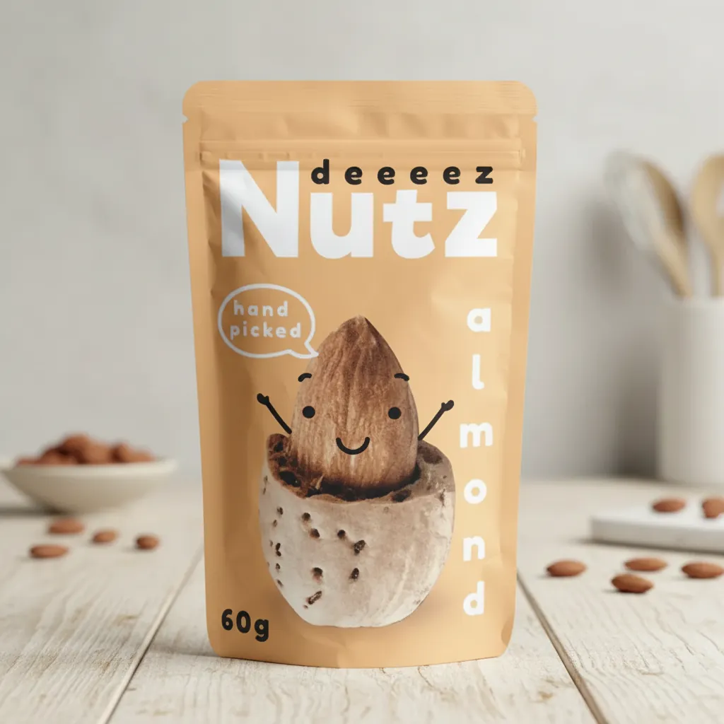Custom Kraft Window Pouch for Granola