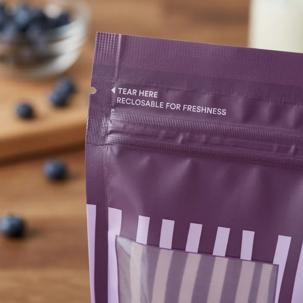Custom Patterned Window Pouch for Trail Mix 2