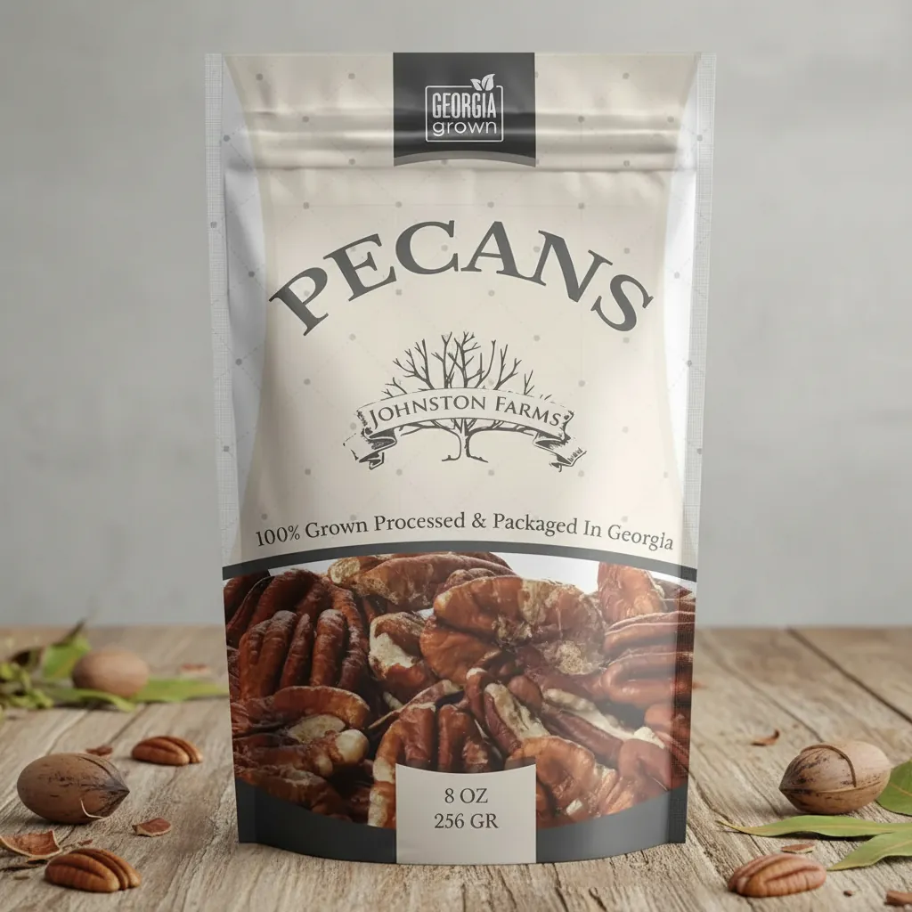Custom Matte Illustrated Pouch for Nuts 1
