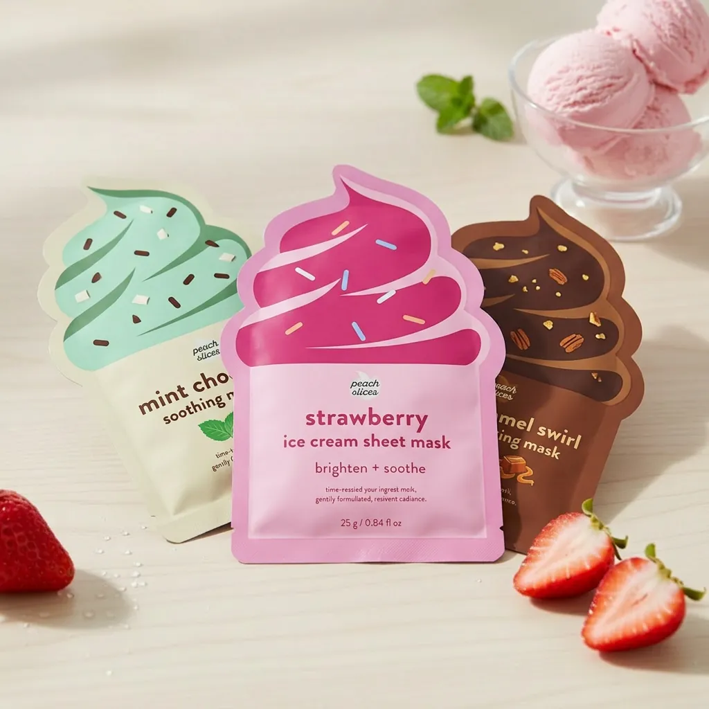 Die-Cut Shaped Mylar Pouch for Face Masks 3