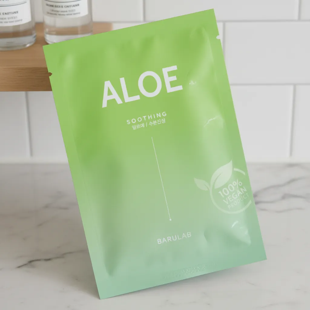 Four-Side Seal Flat Pouch for Face Masks 1