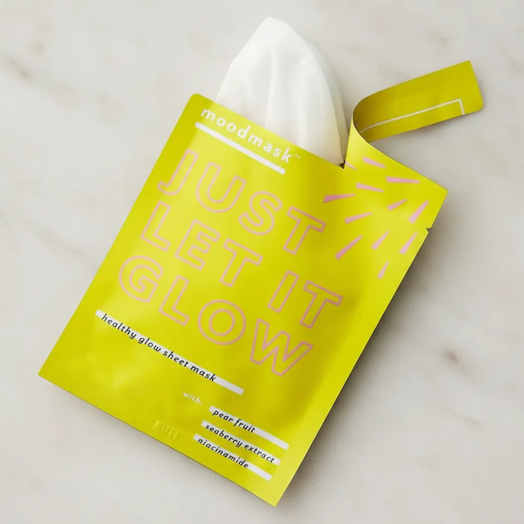 Tear-Notch Flat Mylar Pouch for Sheet Masks