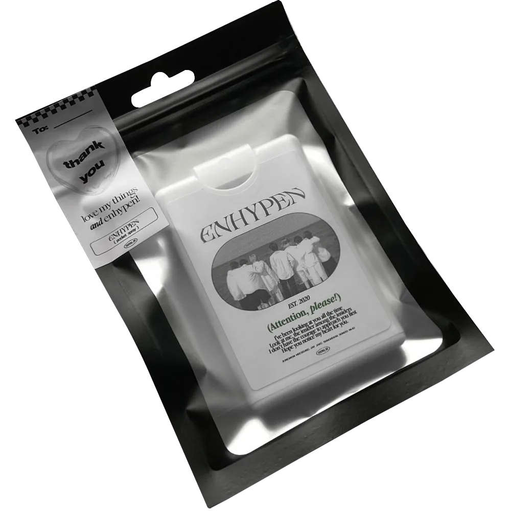 Clear Front Flat Pouch for Merchandise