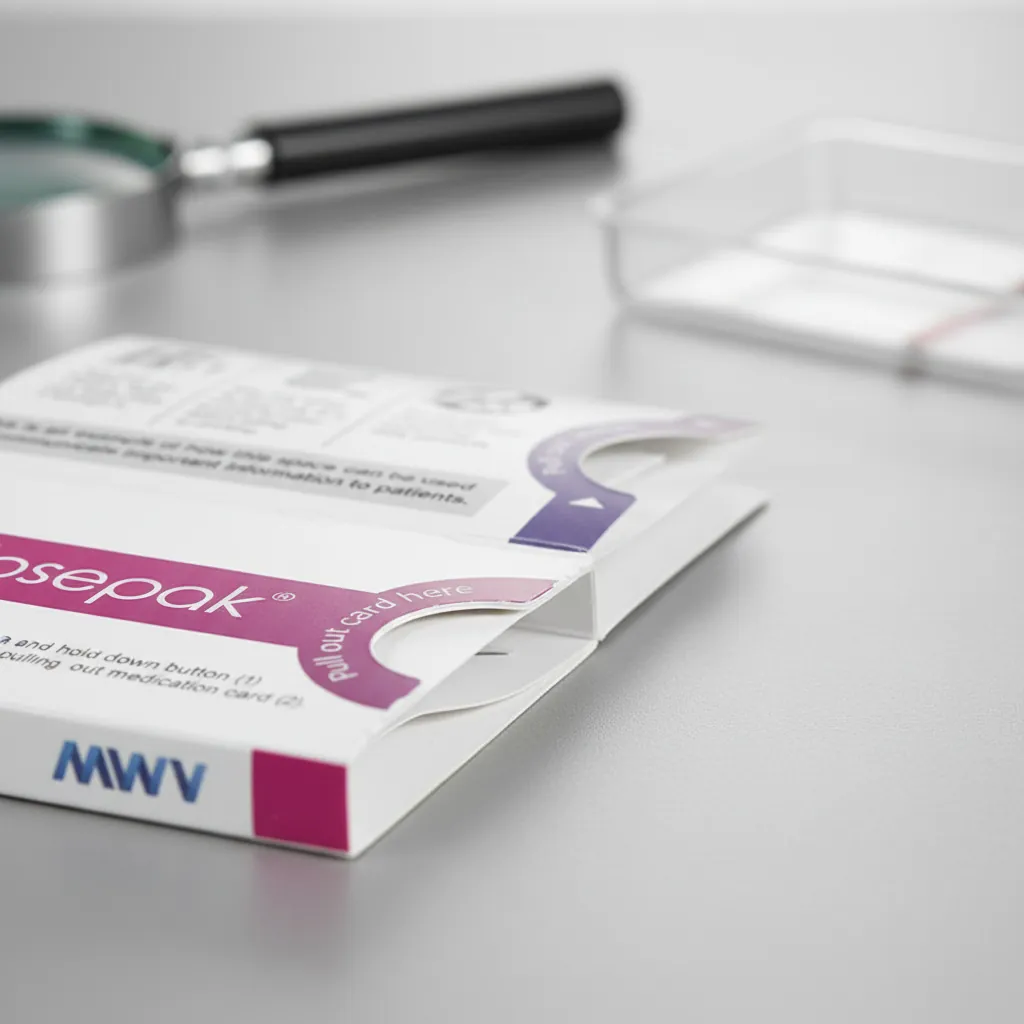 Patient Compliance Blister Pack Wallet Carton 2