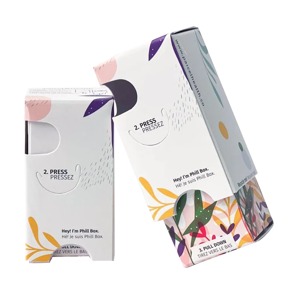 Child-Resistant Dispenser Pharma Folding Box
