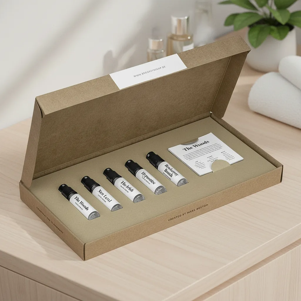 Fragrance Vial Sample Mailer Box Set