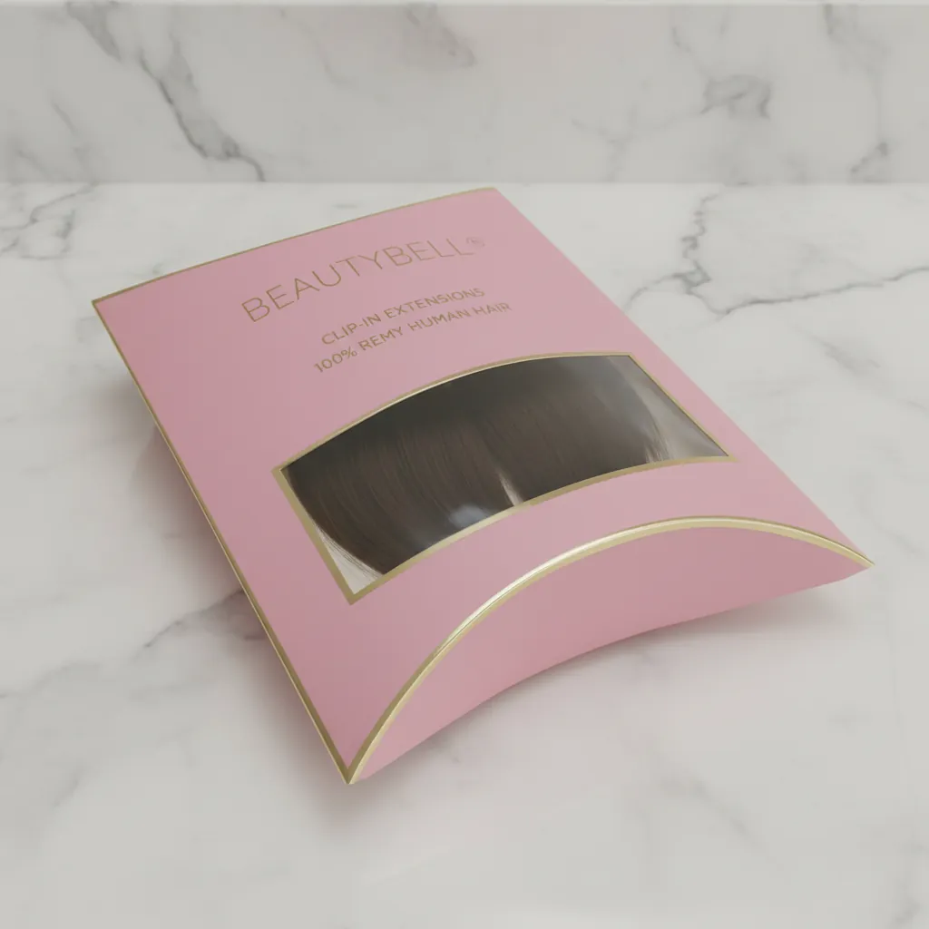 Pink Pillow Box with Clear Window
