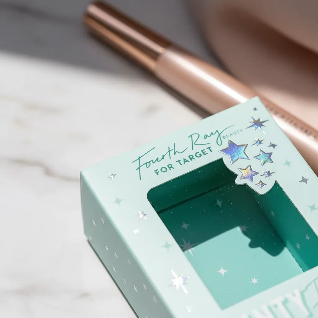 Custom Foil Window Beauty Retail Box 2
