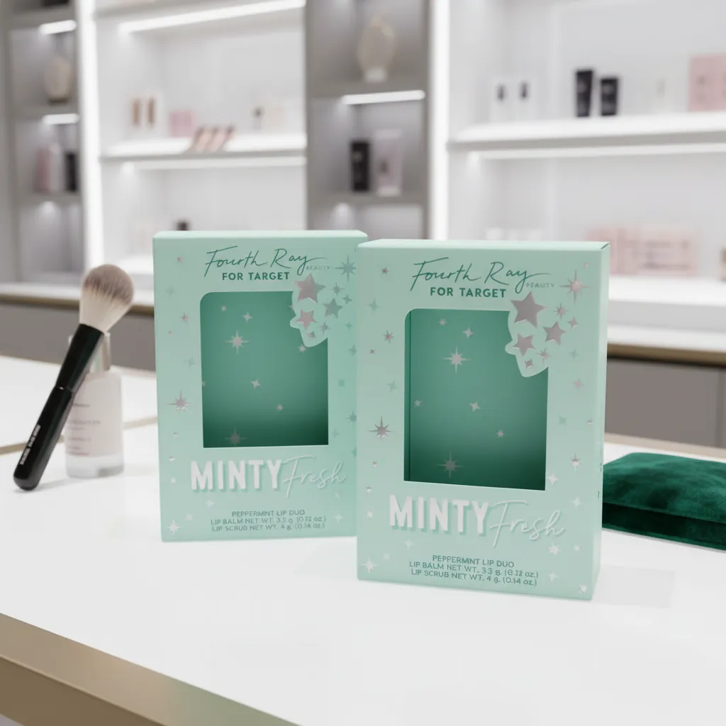 Custom Foil Window Beauty Retail Box 3