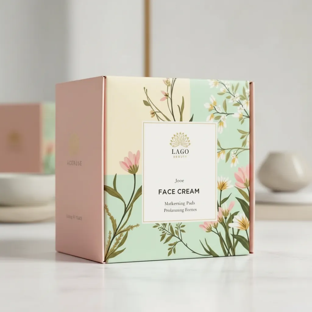 Custom Face Cream Mailer Box