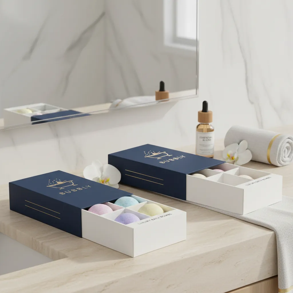 Custom Bath Organizer Sleeve Tray Box 3