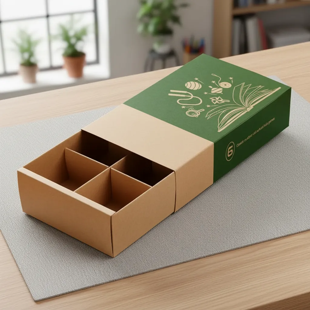 Custom Organic Kraft Sleeve Tray Box 1