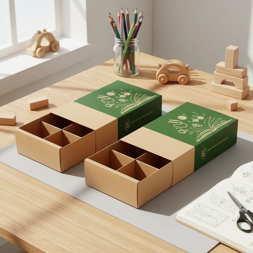 Custom Organic Kraft Sleeve Tray Box 3