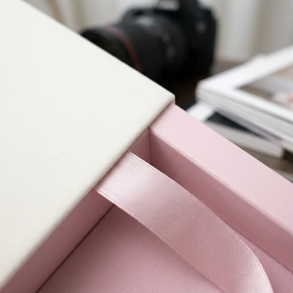 Custom Photography Pull Ribbon Tray Box 2