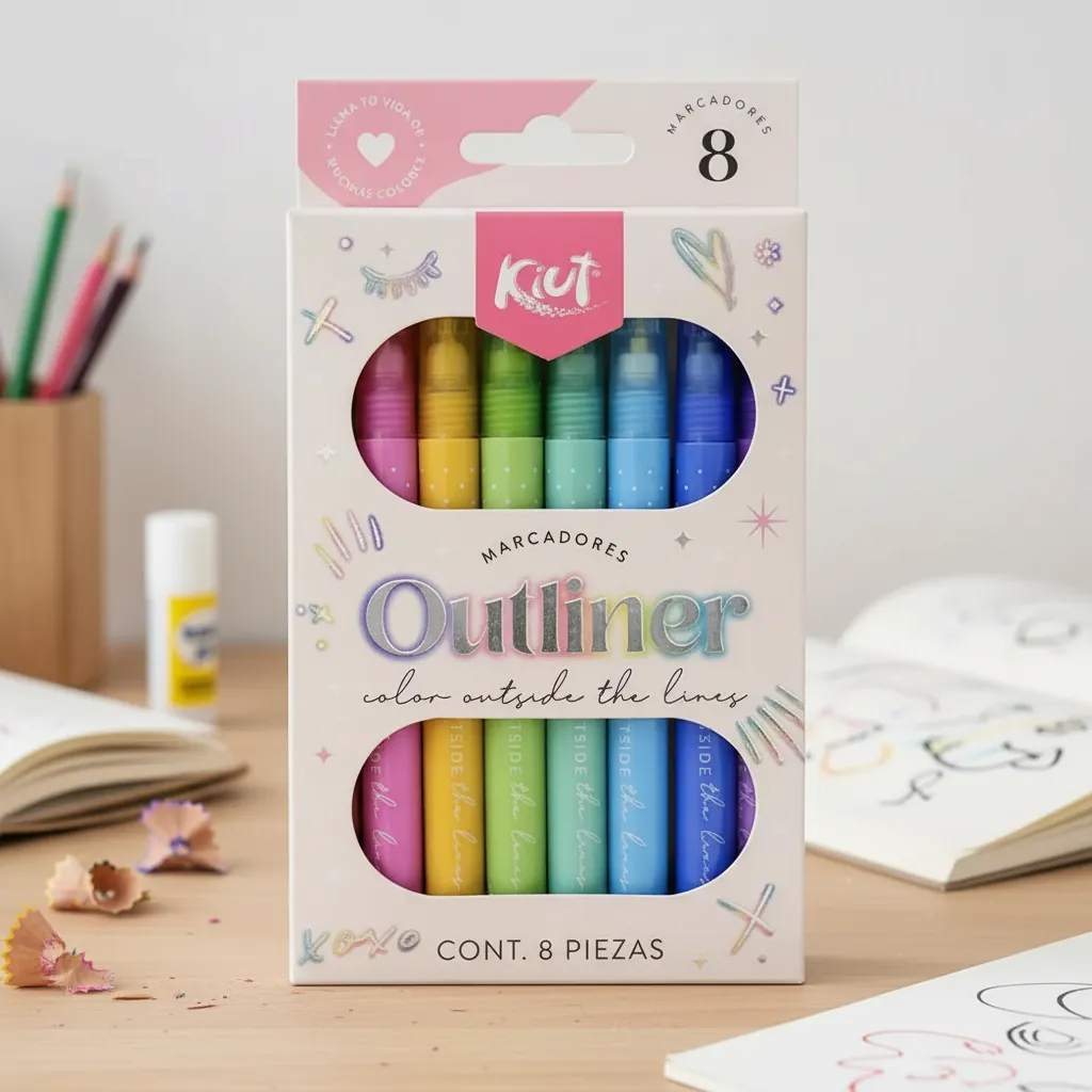 Pink Hanging Marker Set Display Box 1