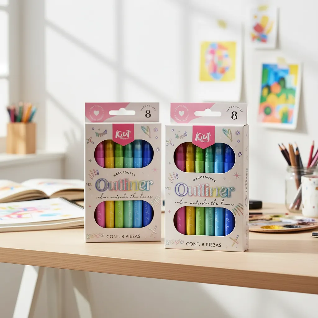 Pink Hanging Marker Set Display Box 3