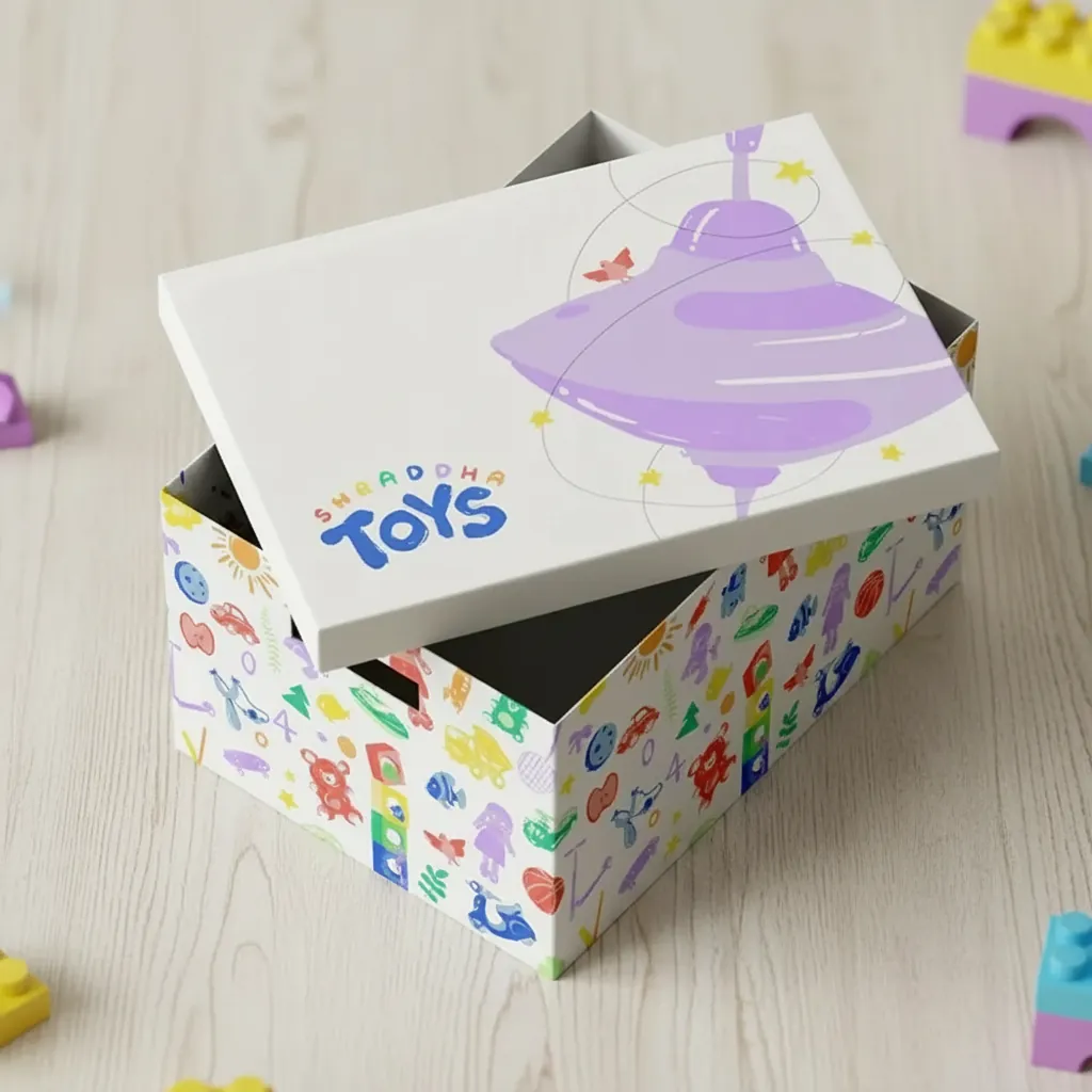 Custom Printed Two-Piece Toy Retail Box 1