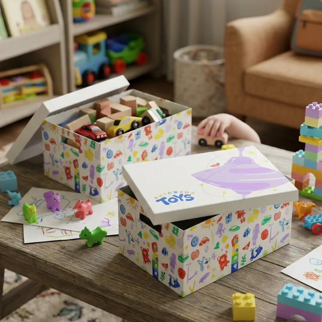 Custom Printed Two-Piece Toy Retail Box 3
