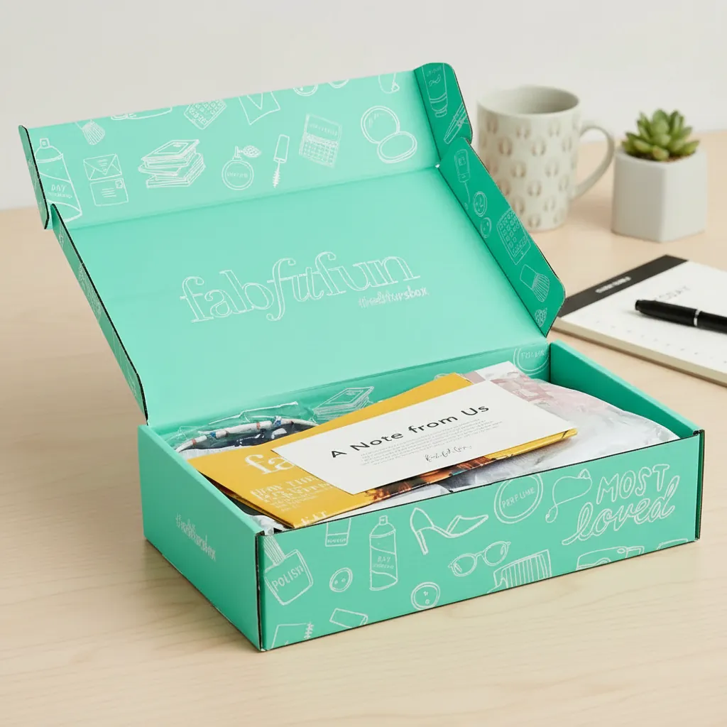 Printed Corrugated Mailer for Lifestyle Brands 1