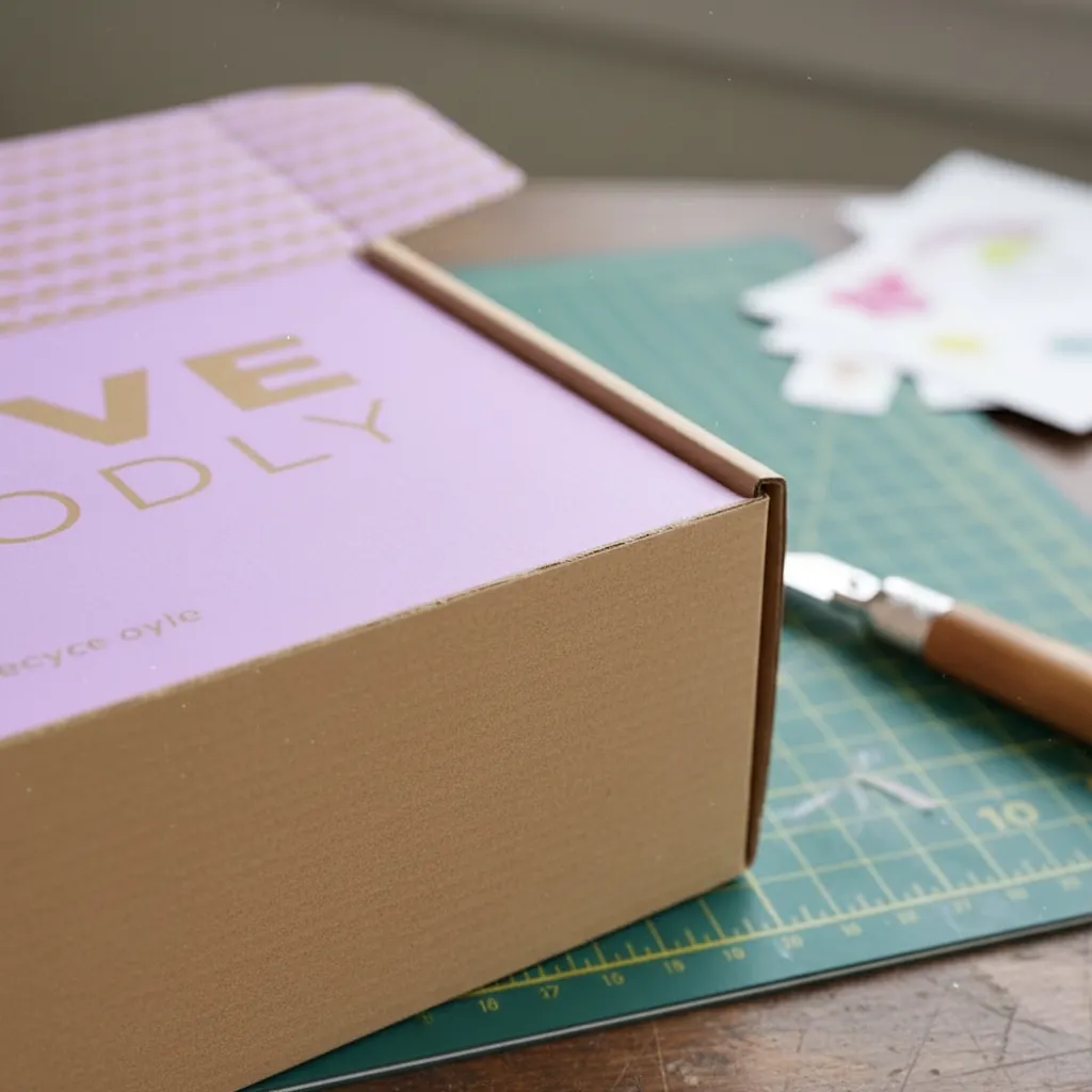 Inside-Printed Corrugated Mailer for Beauty Subscriptions 2