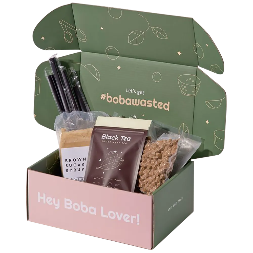 Two-Tone Printed Corrugated Mailer for Beverage Kits