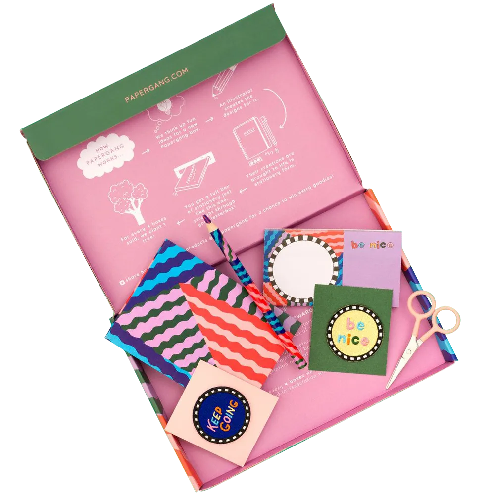 Instructional Printed Corrugated Mailer for Stationery