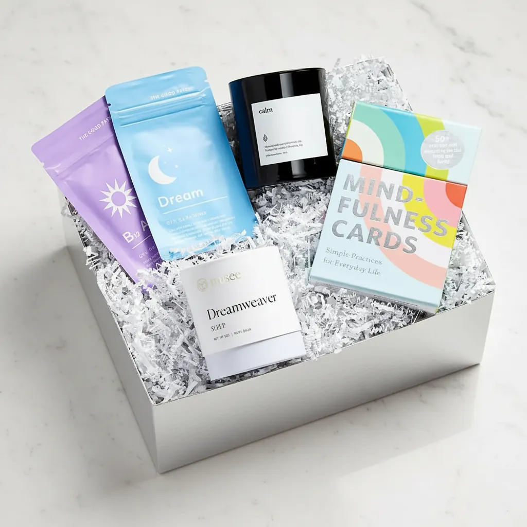 Silver Rigid Tray Box for Wellness Kits 1