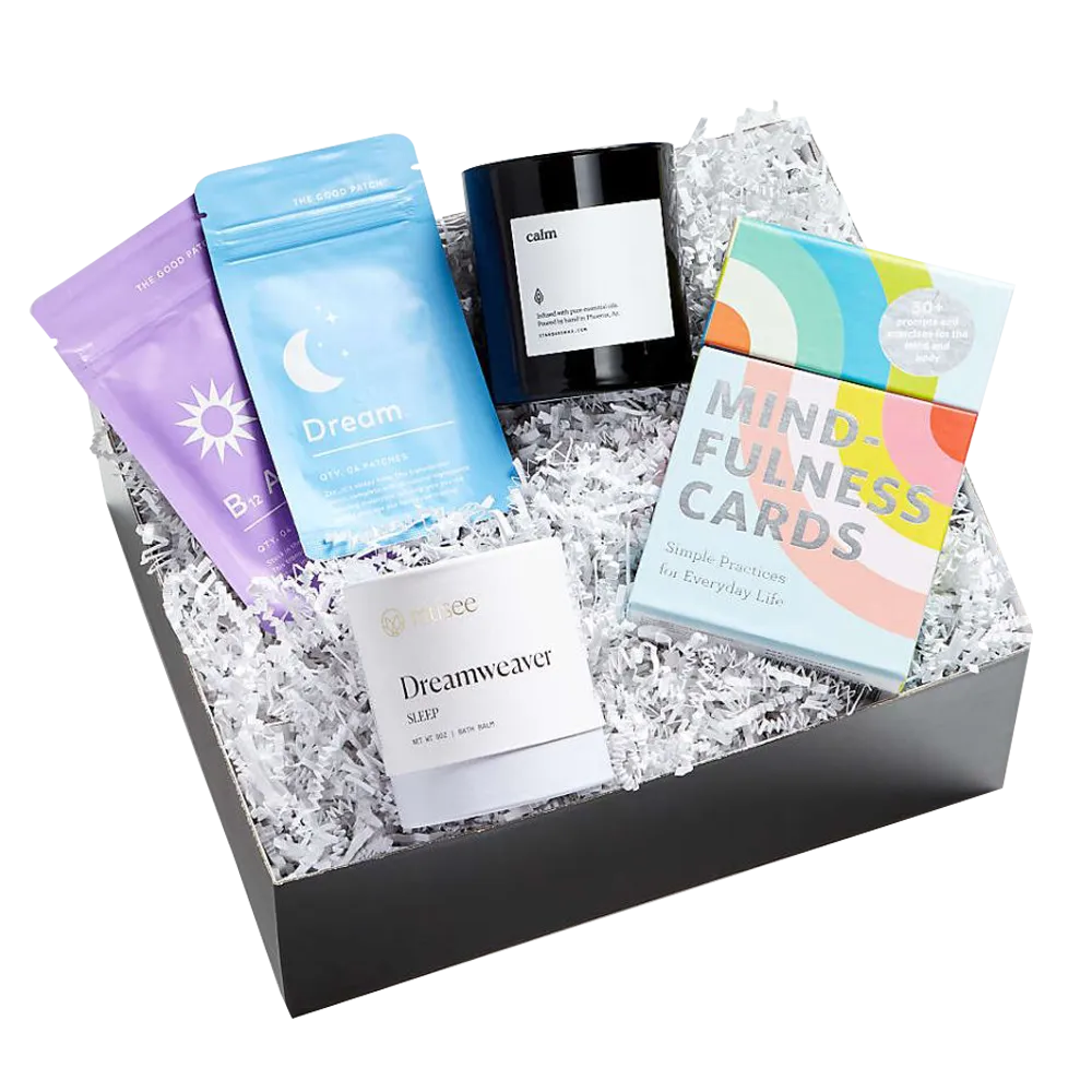Silver Rigid Tray Box for Wellness Kits
