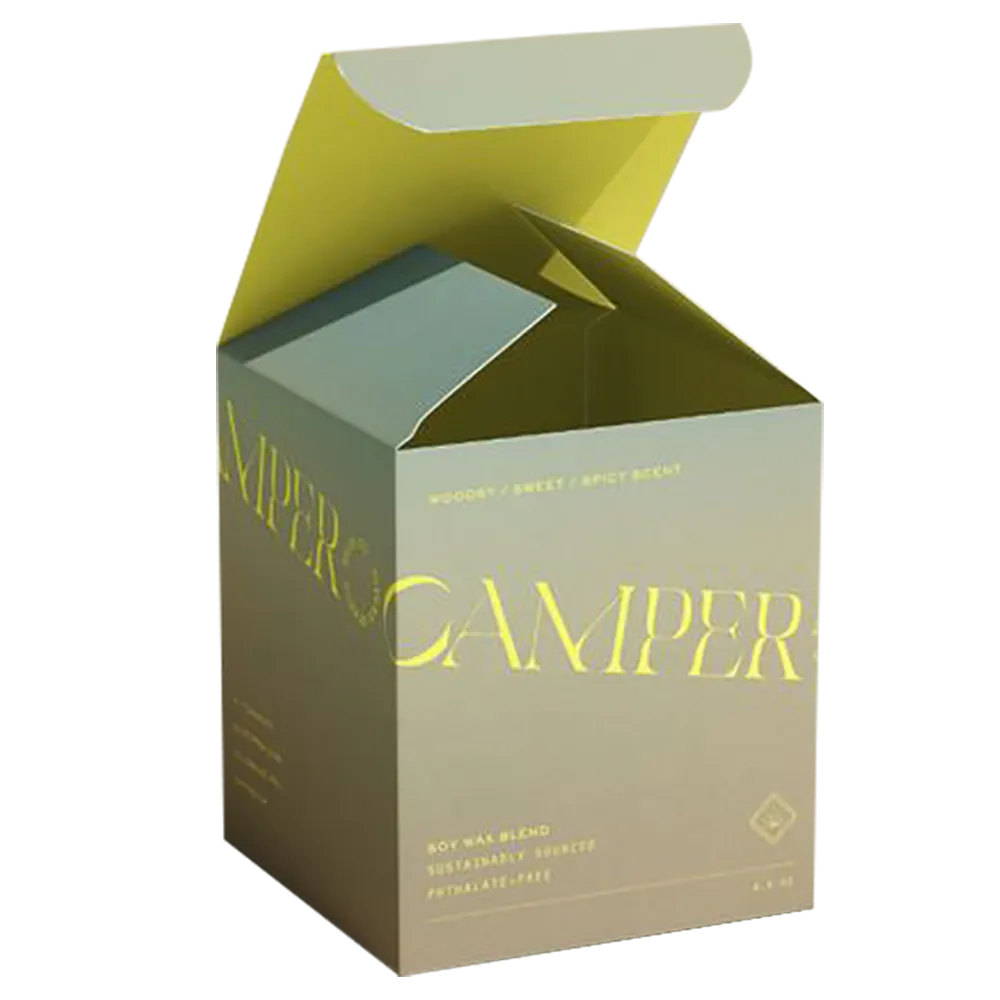 Internally Printed Tuck Box for Candles