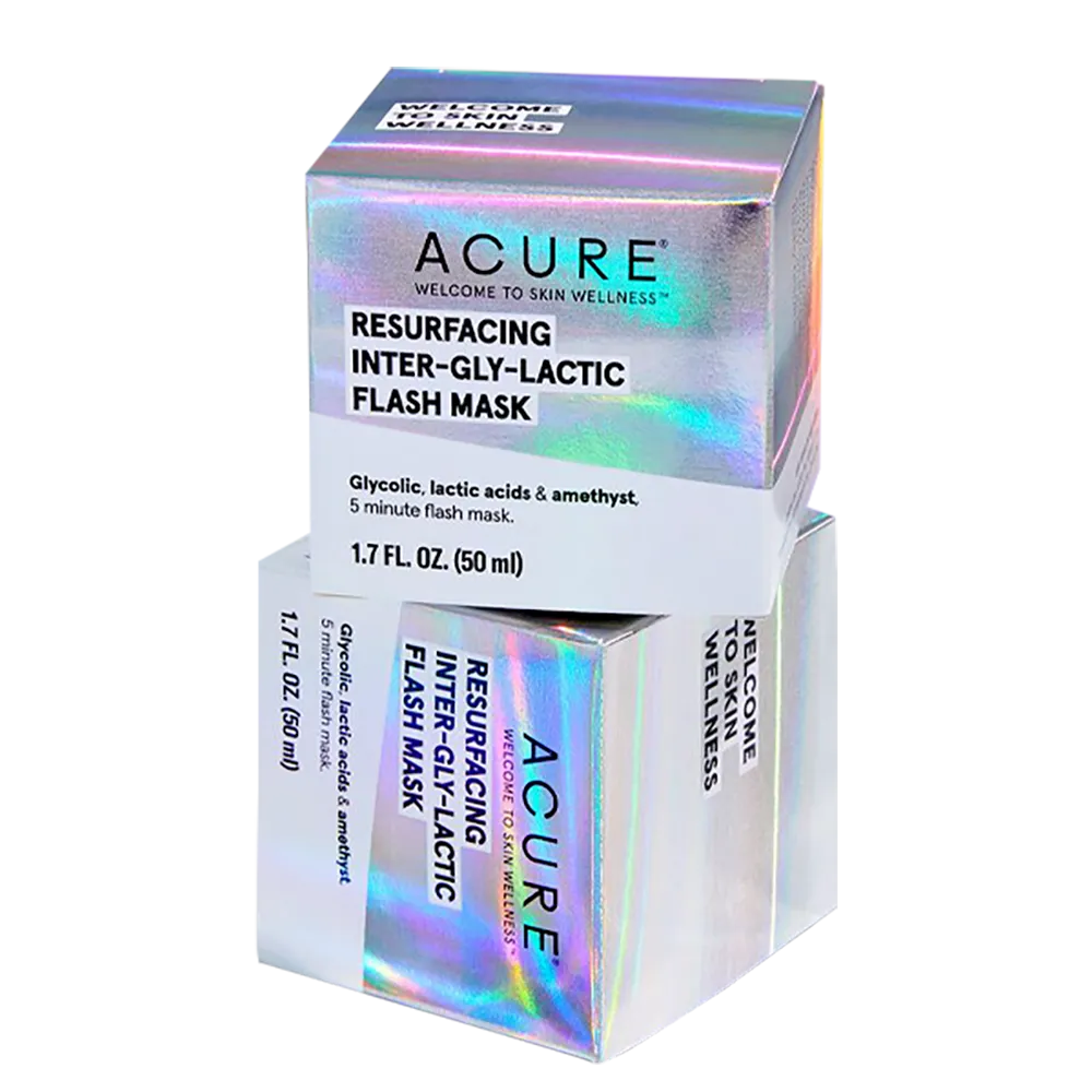 Holographic Board Straight Tuck Skincare Box