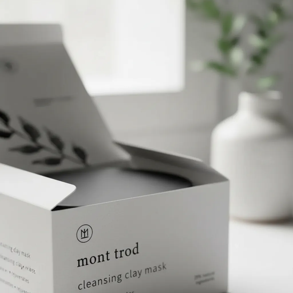 Minimalist Internally Printed Skincare Tuck Box 2