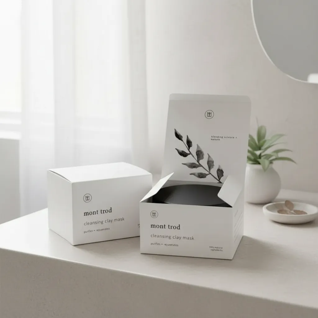 Minimalist Internally Printed Skincare Tuck Box 3