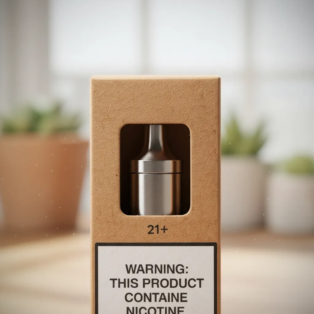 Kraft Window Display Vape Cartridge Box 2