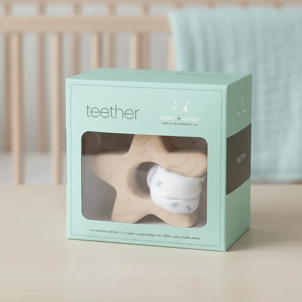 Clear Window Retail Box for Teethers 1