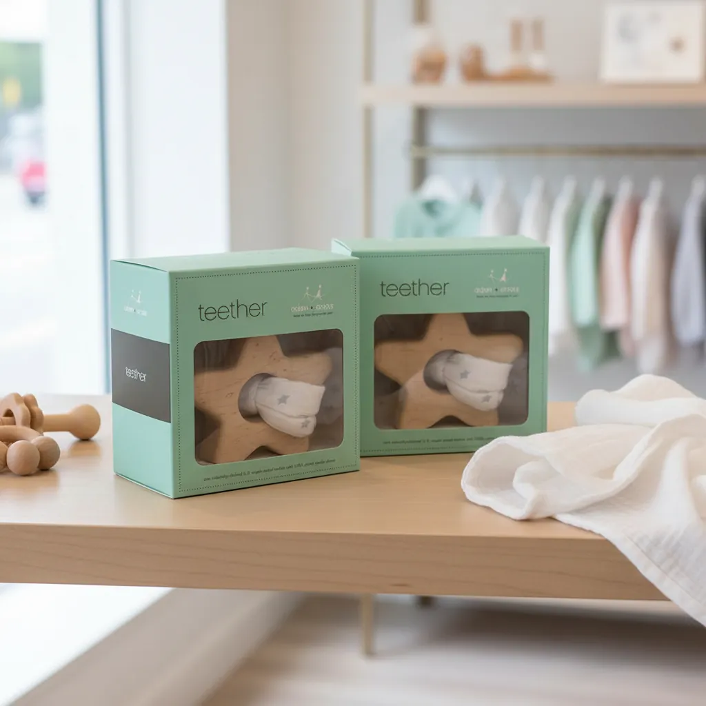 Clear Window Retail Box for Teethers 3