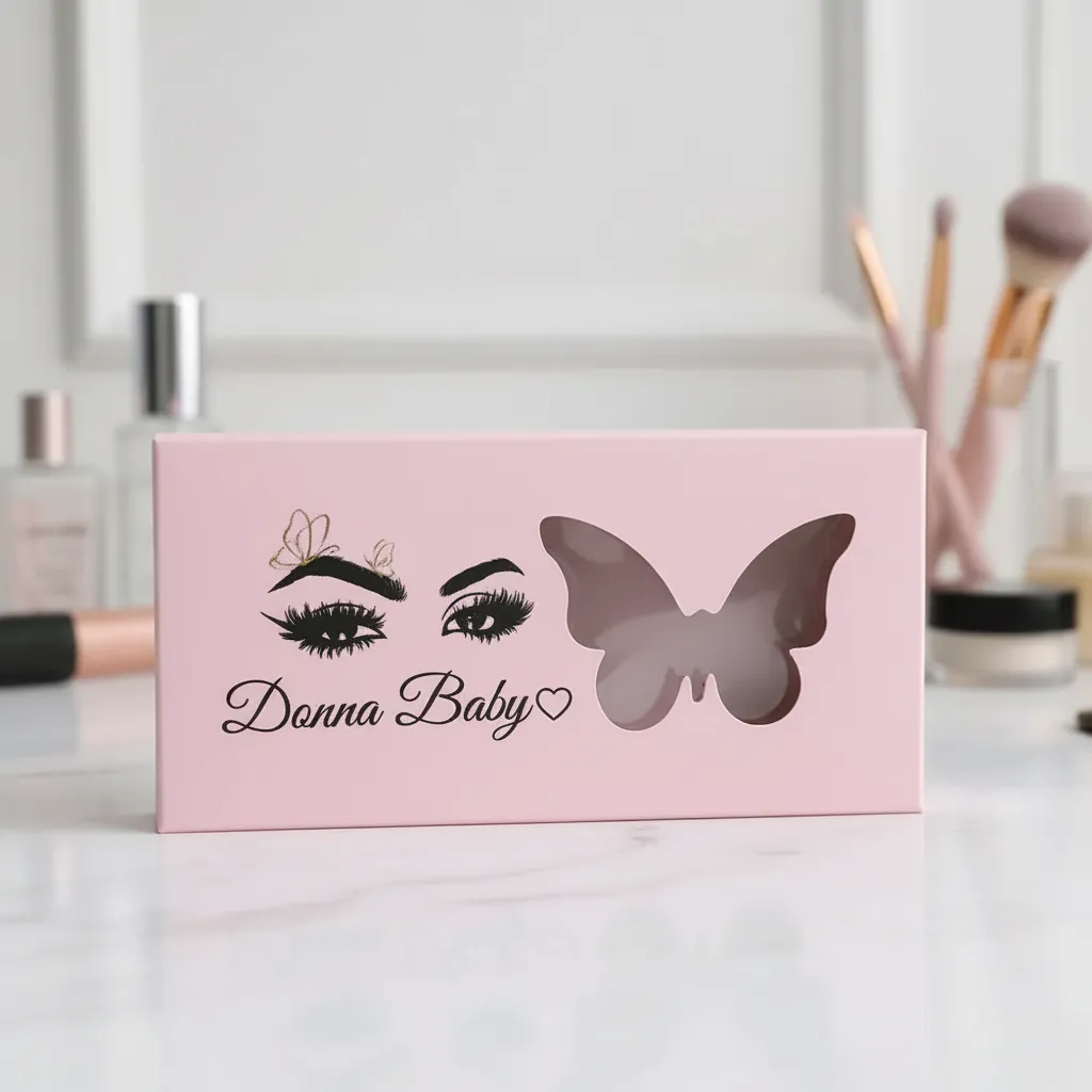 Custom Butterfly Die-Cut Window Tuck Box