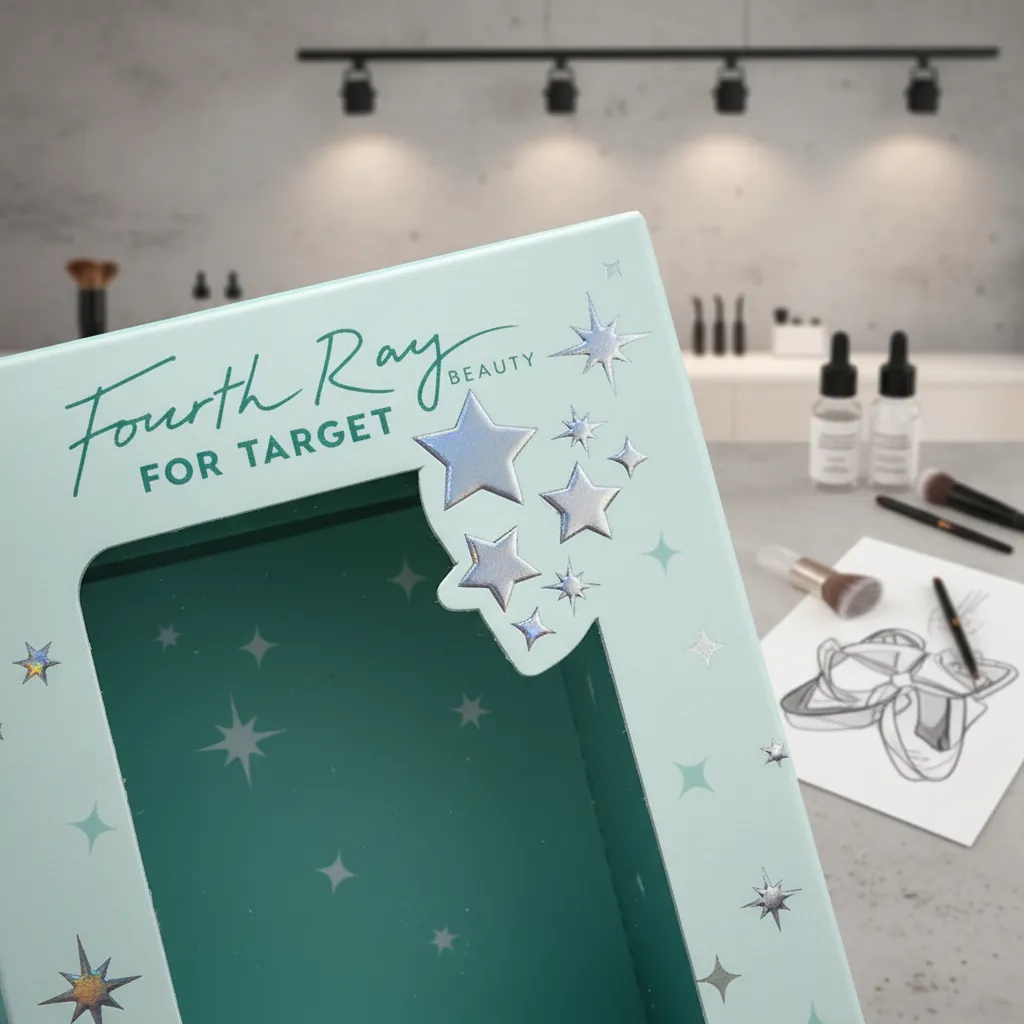 Custom Holographic Foil Die-Cut Window Box 2